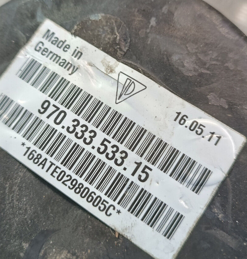 Porsche Panamera 970 Federbalg Hinten Luftfederung Rechts 2 ORIGINAL gebraucht - 97033353315