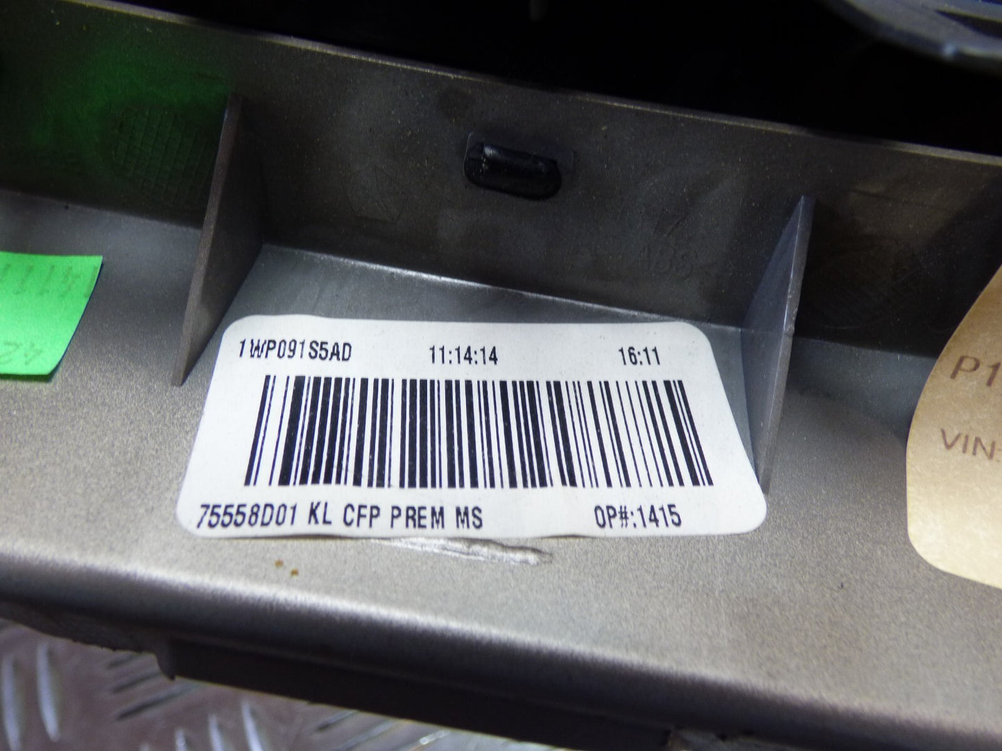 Jeep Cherokee KL 2015 Radio GPS Kopfeinheit Verkleidung ORIGINAL gebraucht - P68164099AB
