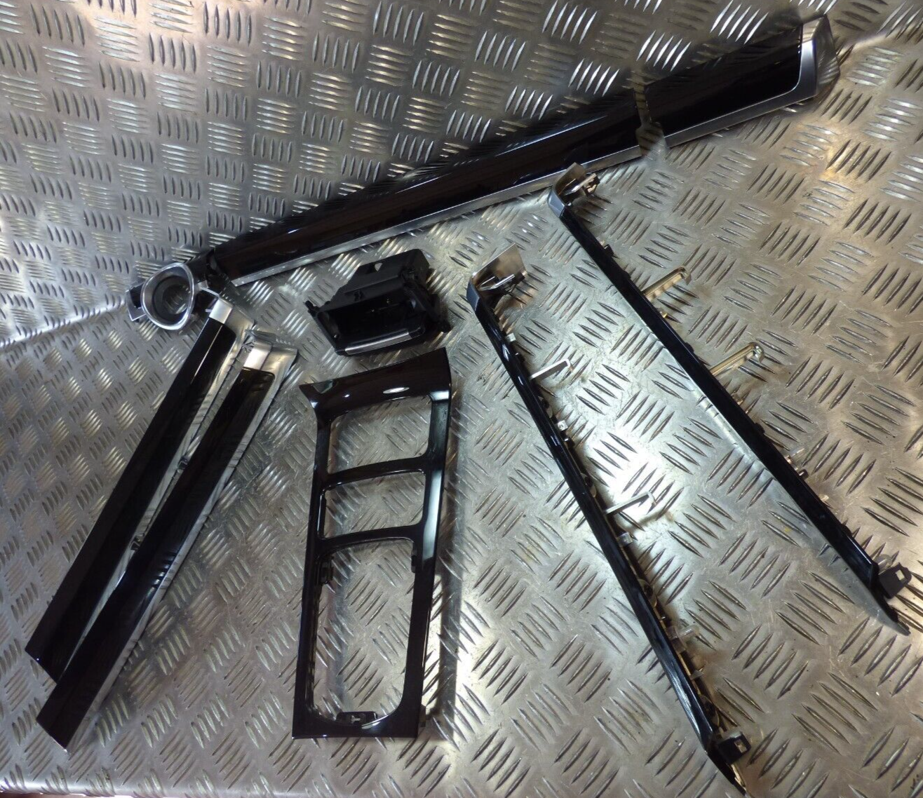 Porsche Cayenne 92A Zierleiste Dekorleiste Klavier Set Kit Satz ORIGINAL gebraucht - Innenzierleisten