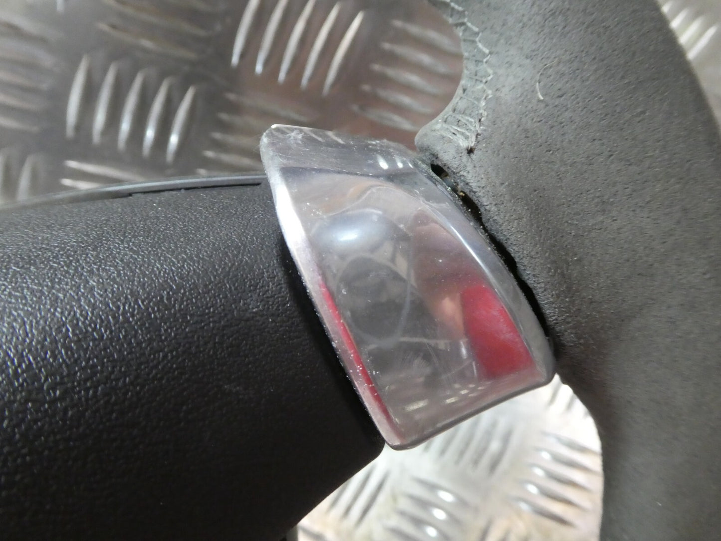 Porsche 970 Multifuntion AirBag Lenkrad Alcantara leaderlenkrad grau ORIGINAL gebraucht - Panamera