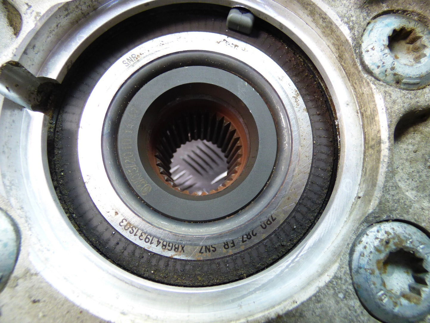 Porsche Cayenne II 92A hinten rechts 7P0609404D 7P0505436A ORIGINAL gebraucht - Achsschenkel