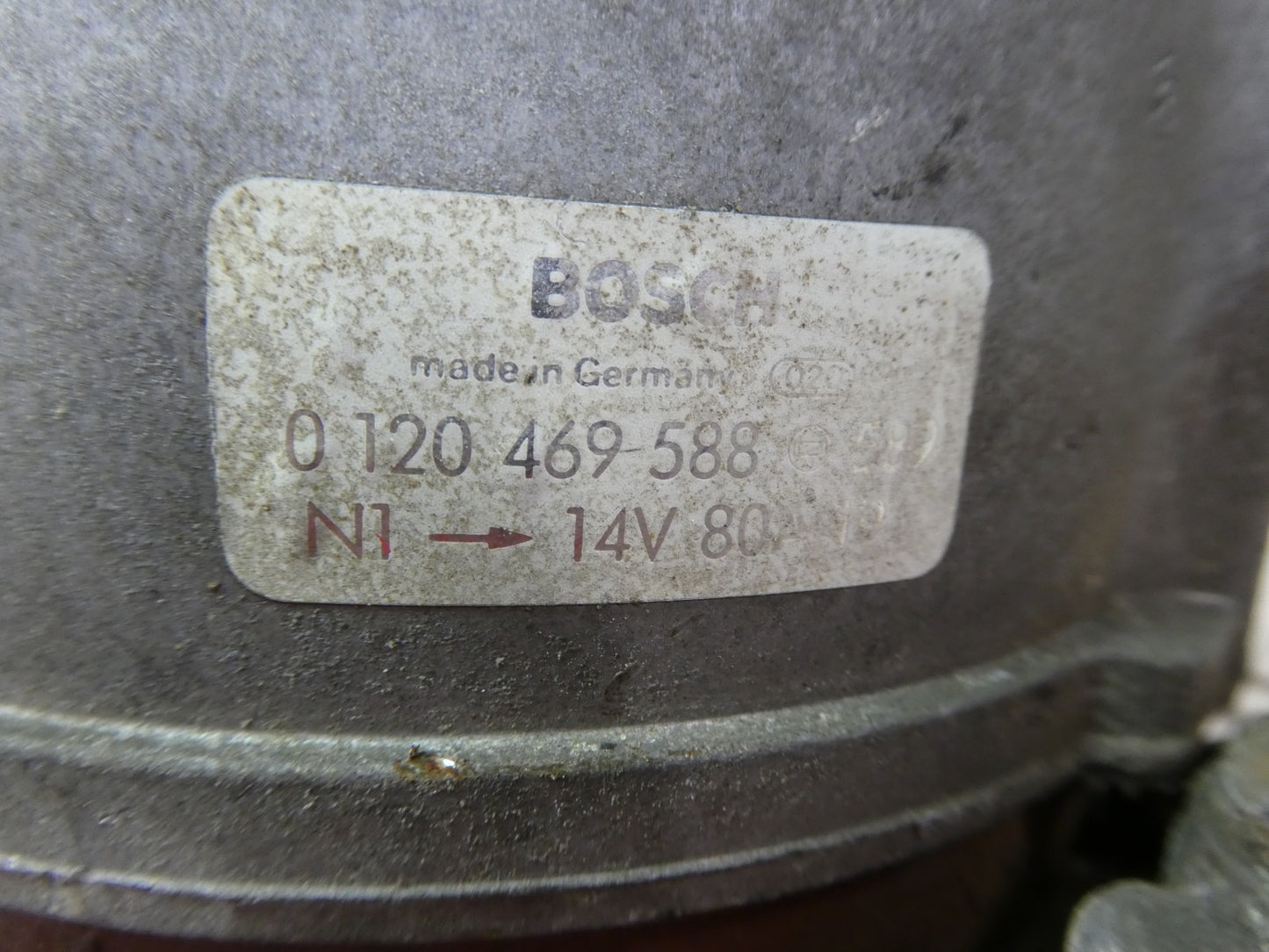 Mercedes-Benz W126 C126 II Serie Generator Lichtmaschine BOSCH * ORIGINAL gebraucht - 0120469588