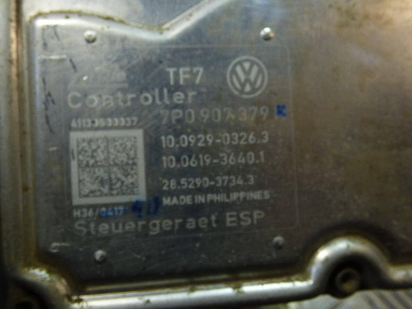 Porsche Cayenne II 92A ABS ESP Pumpe Hydraulikblock 7P0614517K ORIGINAL gebraucht - steuergerat