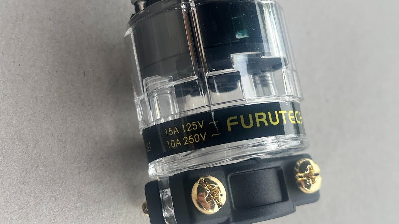 FI-11-N1 (R) Kaltgerätestecker Kaltgerätebuchse IEC C14 ORIGINAL gebraucht - FURUTECH