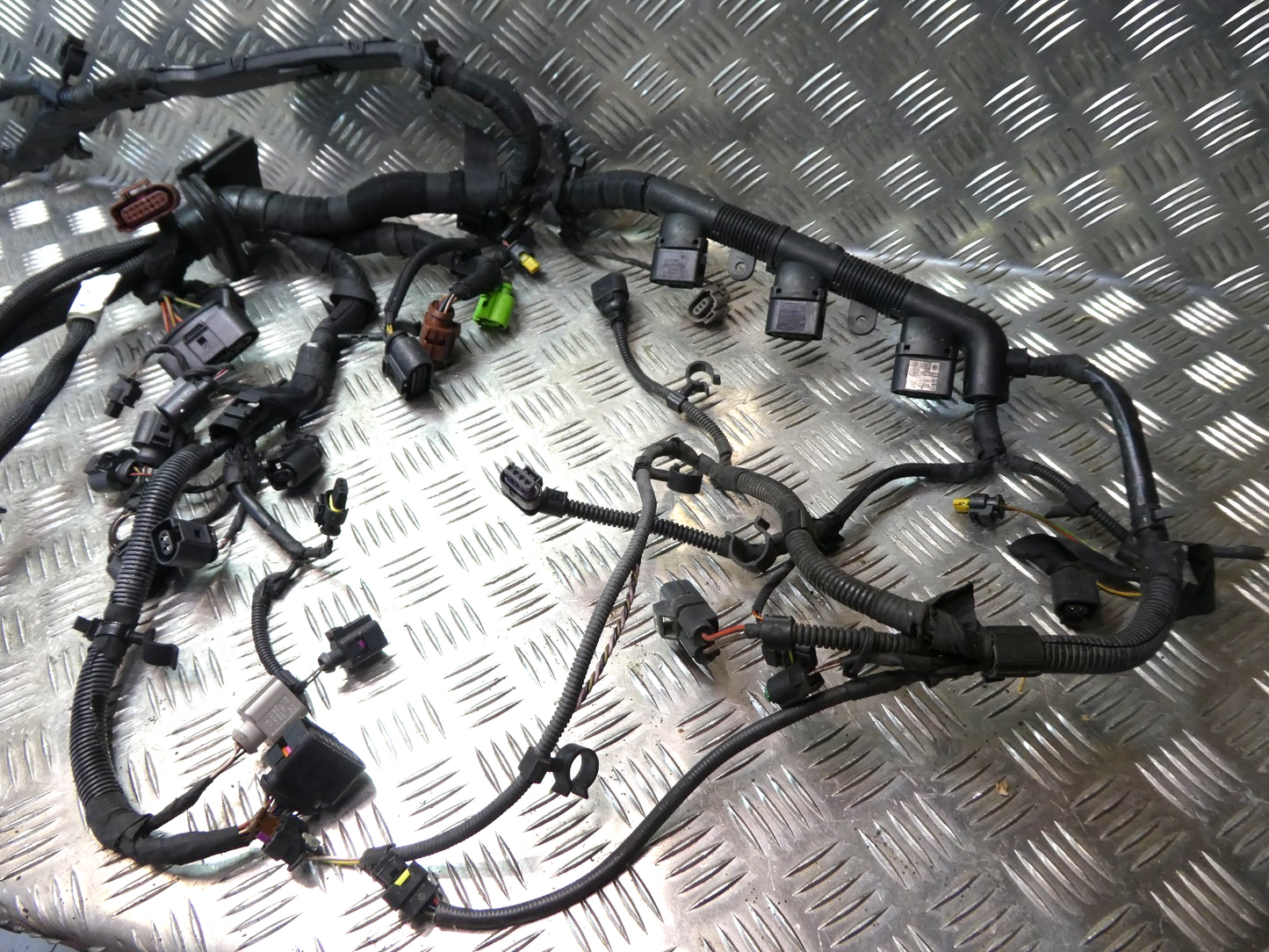 Porsche Panamera 3.0 E-Hybrid Motor Kabelbaum Engine Cable Harness ORIGINAL gebraucht - 97060801200