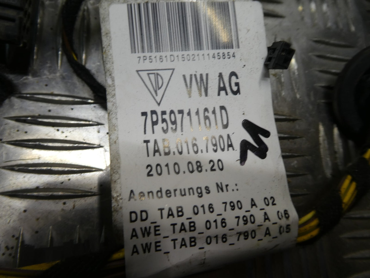 Porsche Cayenne 92A Türkabelbaum Vorne Links 7P5971161D ORIGINAL gebraucht - Kabelbaum