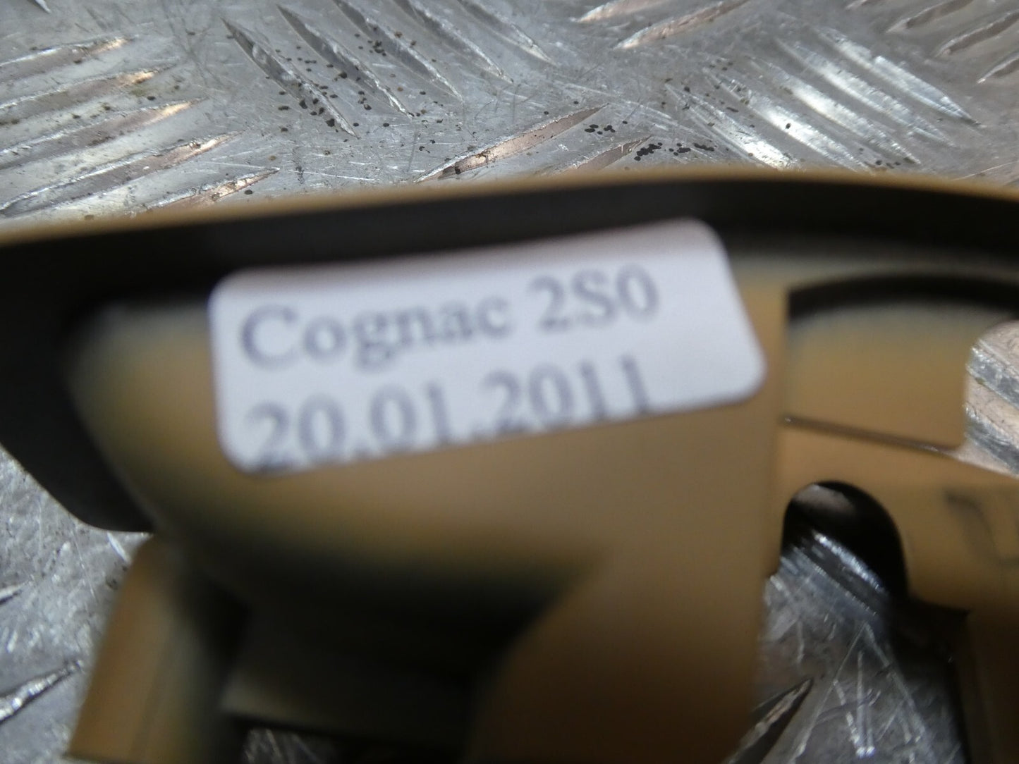 Porsche Cayenne 958 92A Schalter Verkleidung 7P5919163 Cognac ORIGINAL gebraucht - Parkbremse