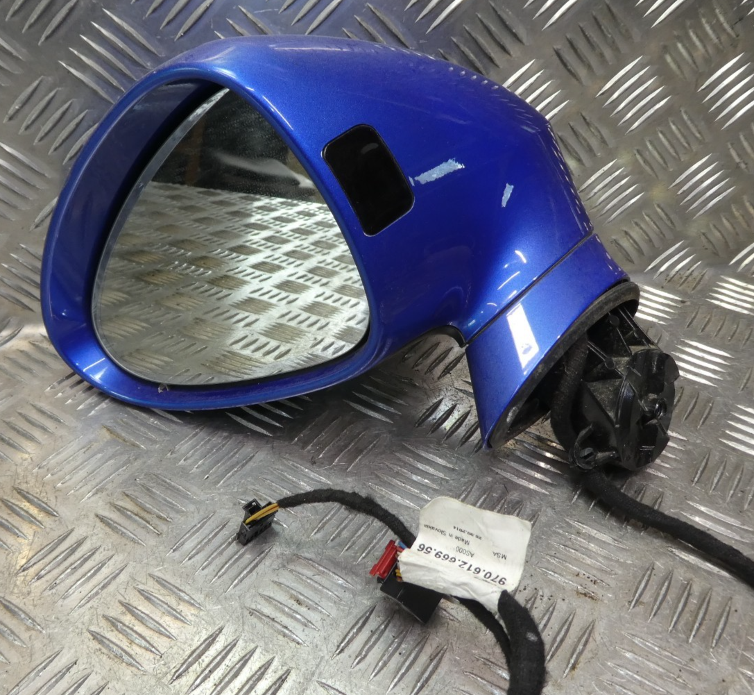 Porsche 970 Außenspiegel elektrisch anklappbar toter Winkel abblendbar ORIGINAL gebraucht - Panamera