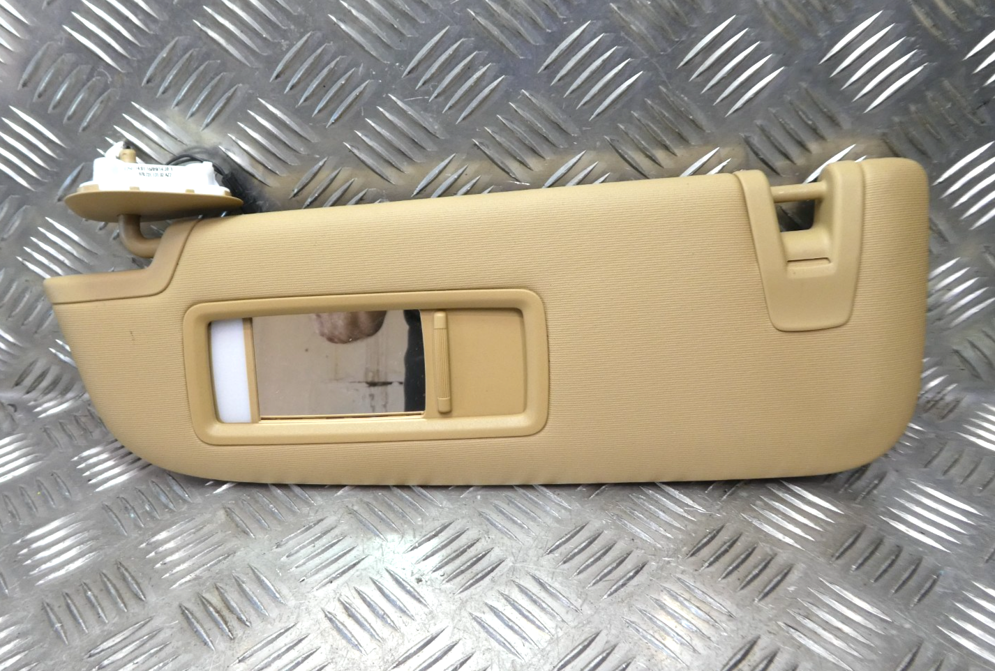 Porsche Panamera 970 Sonnenblende rechts Luxorbeige AZ2 ORIGINAL gebraucht - 97073113102