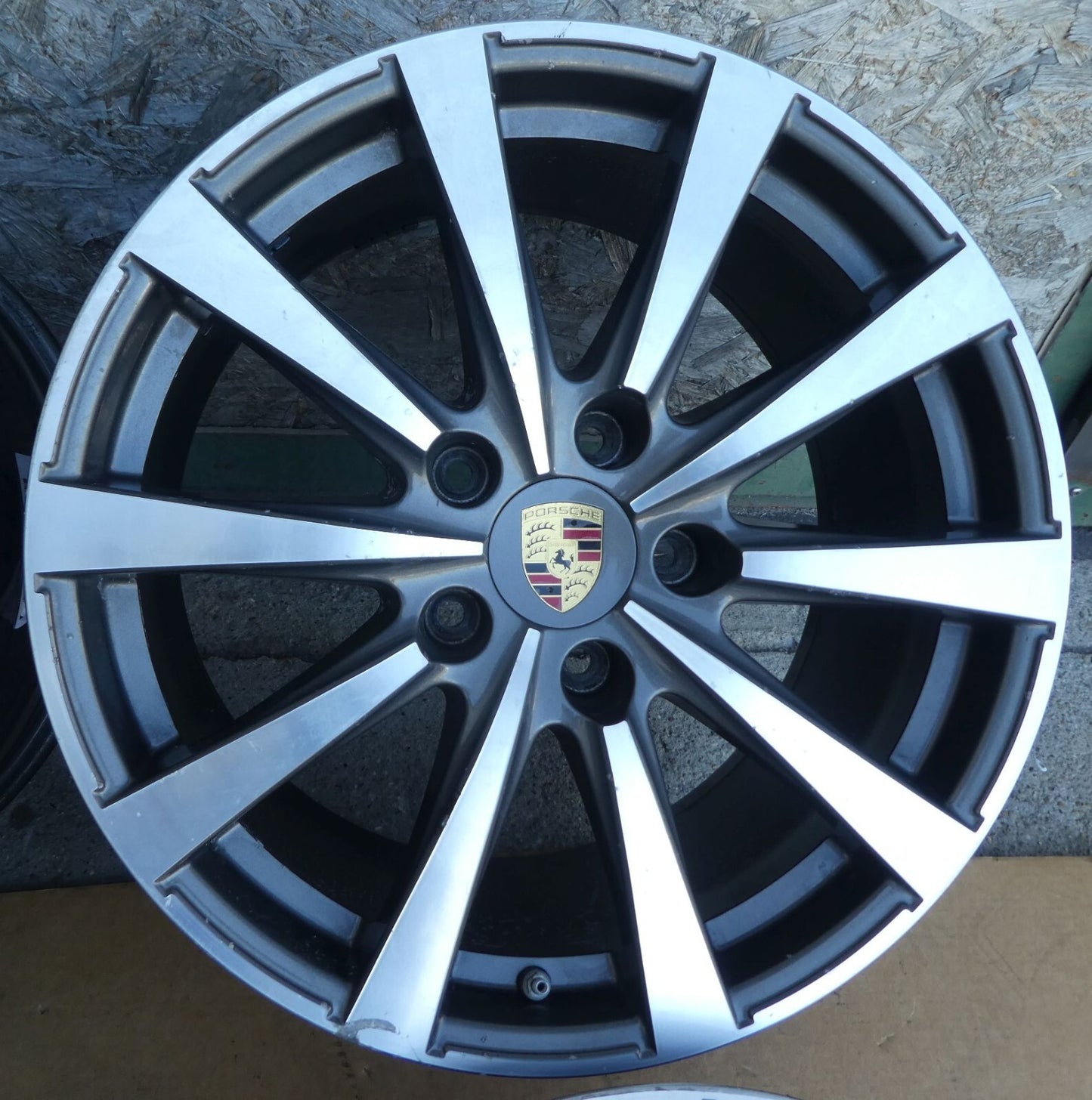Orig Porsche 970 19 zoll Alufelgen satz SPEEDLINE mit RDK & Nabendeckel ORIGINAL gebraucht - Panamera