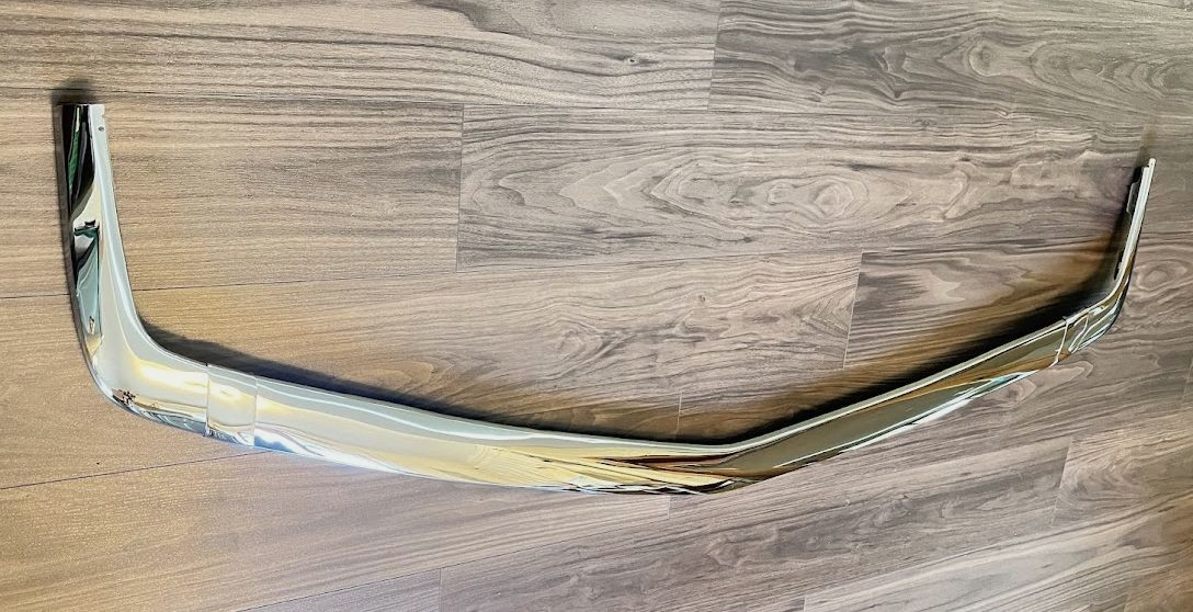 Mercedes-Benz C126 SEC 2. Serie Coupe Stoßstange Vorne Chrome Zierleiste Satz