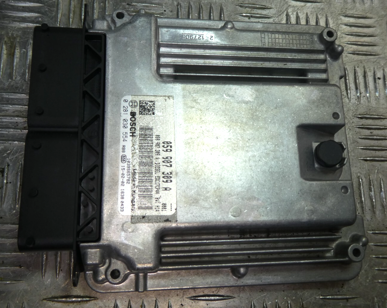 Porsche Macan 95B Motor Steuergerät Motorsteuergerät ECU 0281030554 ORIGINAL gebraucht - 059907309A