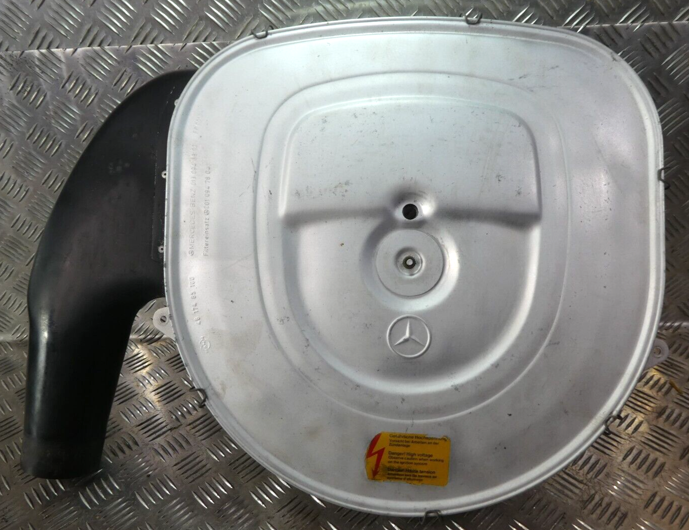 Mercedes C126 W126 Luftfilterkasten Filterkasten Aluminium 4617485100 ORIGINAL gebraucht - 0130946802