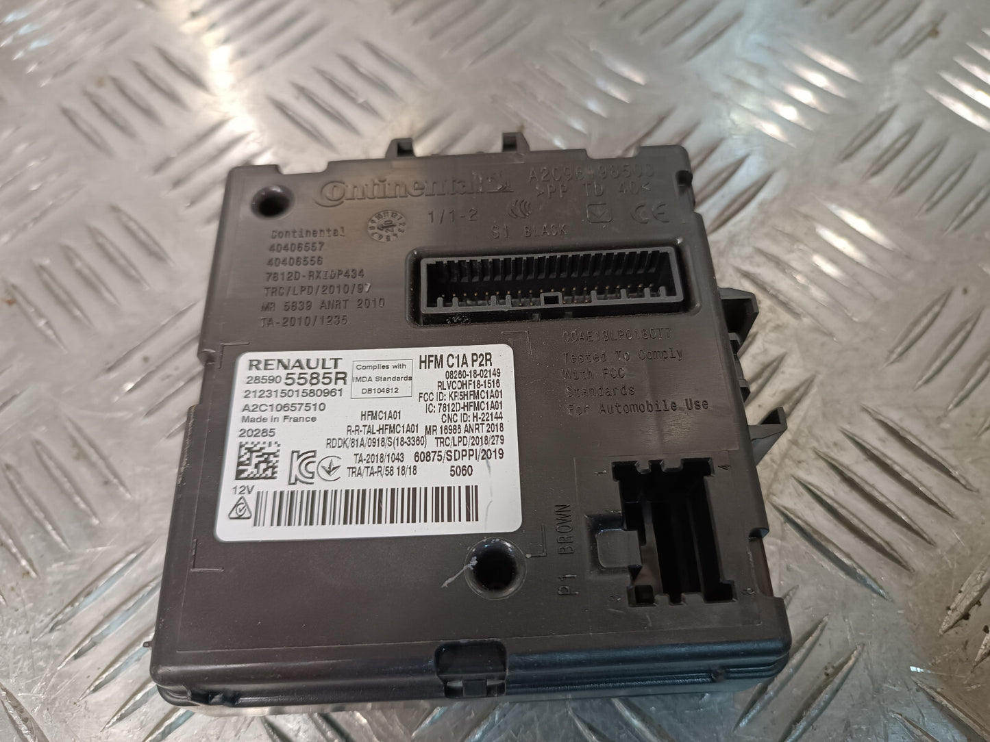 Renault Zoe 2022 Steuergerät A2C10657510 28590 5585R Lesegerät ORIGINAL gebraucht - 285905585R