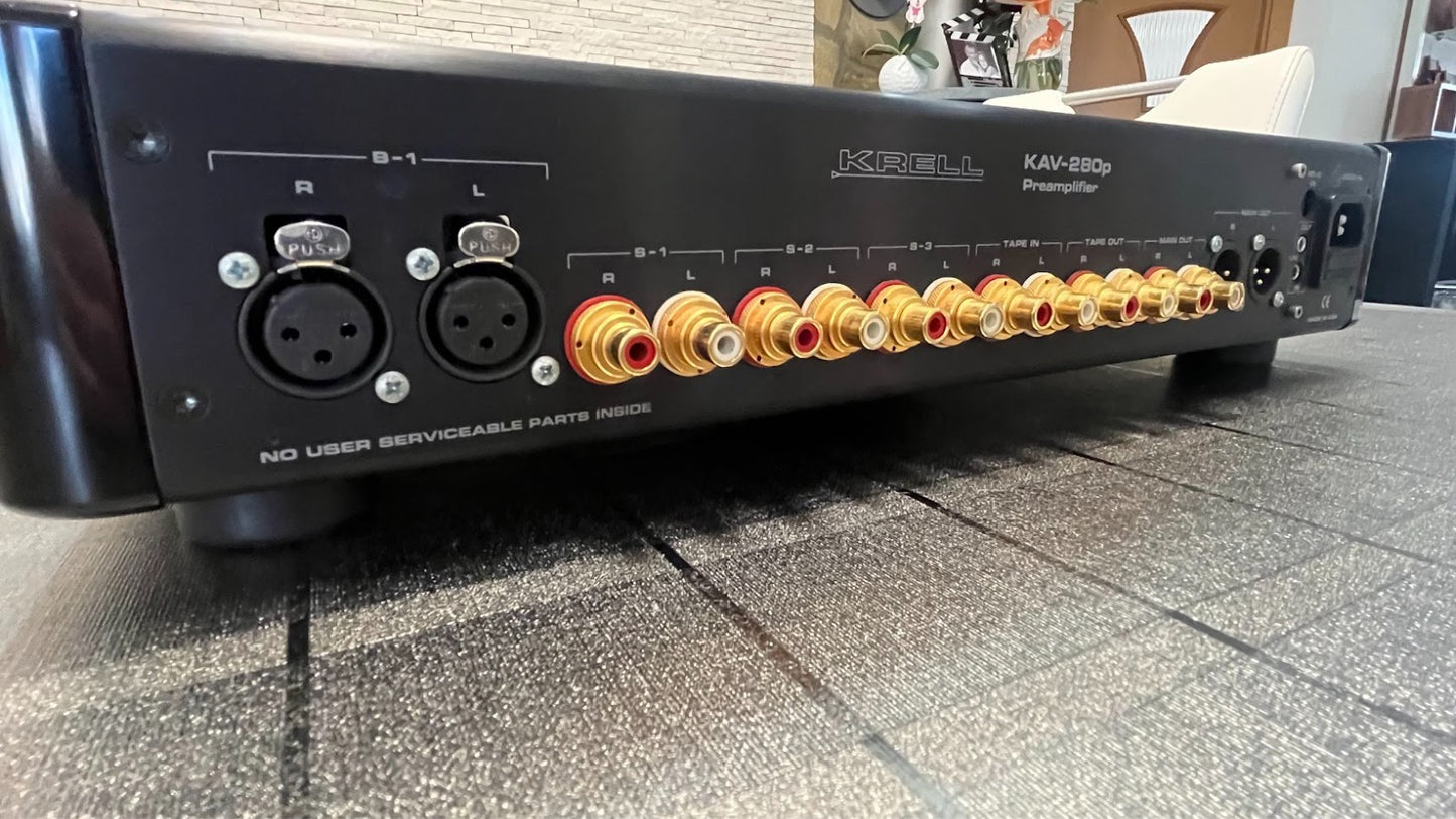 Krell Kav 280p Vorverstärker mit ORIGINAL gebraucht - Fernbedienung