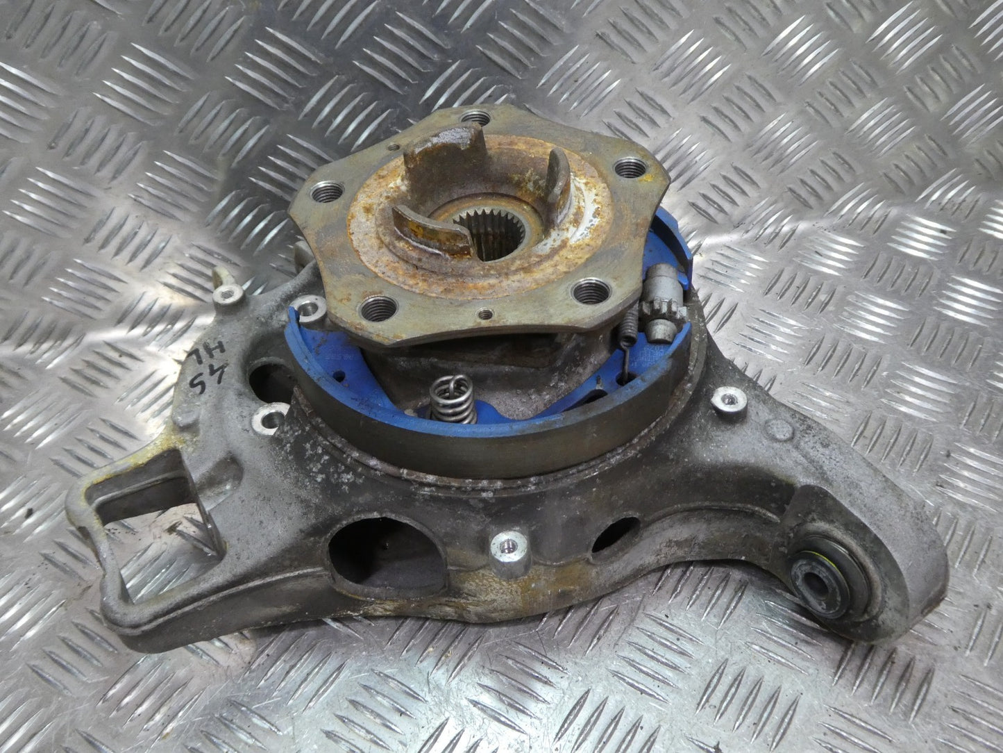 Porsche Panamera 970 Achsschenkel Radnabe + parkbremse hinten links ORIGINAL gebraucht - 97033161102