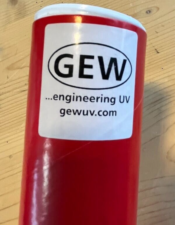 GEW UV Lamp 40958 Replacement lamp ORIGINAL gebraucht - Ersatzlampe