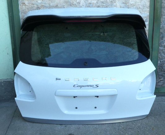 Porsche Cayenne S 92A C9A Weiß ohne Anbauteile USA model ORIGINAL gebraucht - Heckklappe