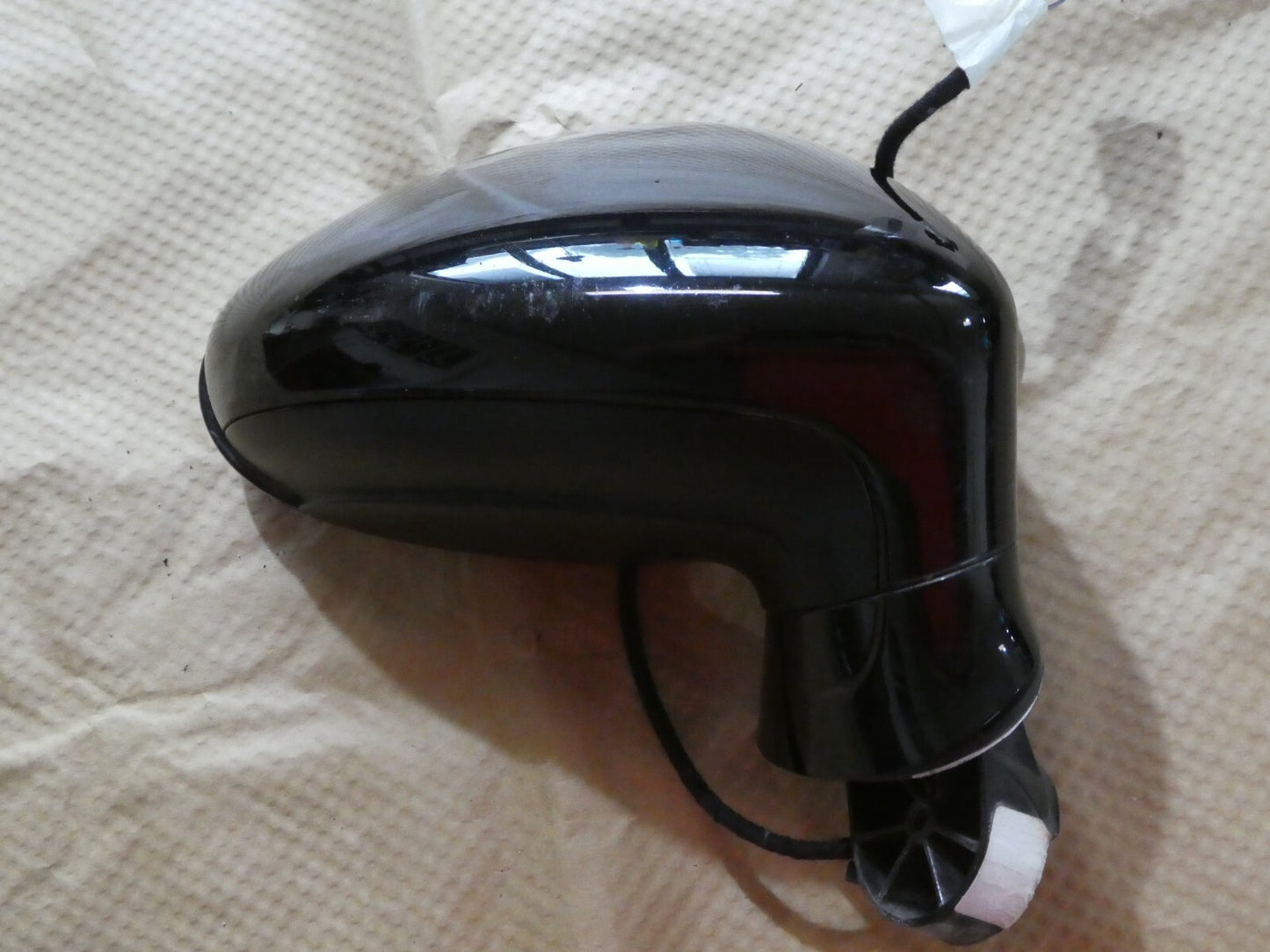 Porsche Panamer 970 Spiegel Aussenspiegel Rechts SCHWARZ 7 PIN ORIGINAL gebraucht - 97061266600