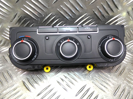 VW T5 FL T6 Klimabedienteil Heizung Schalter _ 7E0907047AK ZJU ORIGINAL gebraucht - Transporter