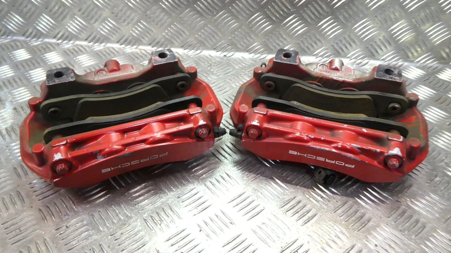 Porsche Cayenne 92A Hinten R + L BREMBO 7P0615424 + 7P0615424 ORIGINAL gebraucht - Bremssattel
