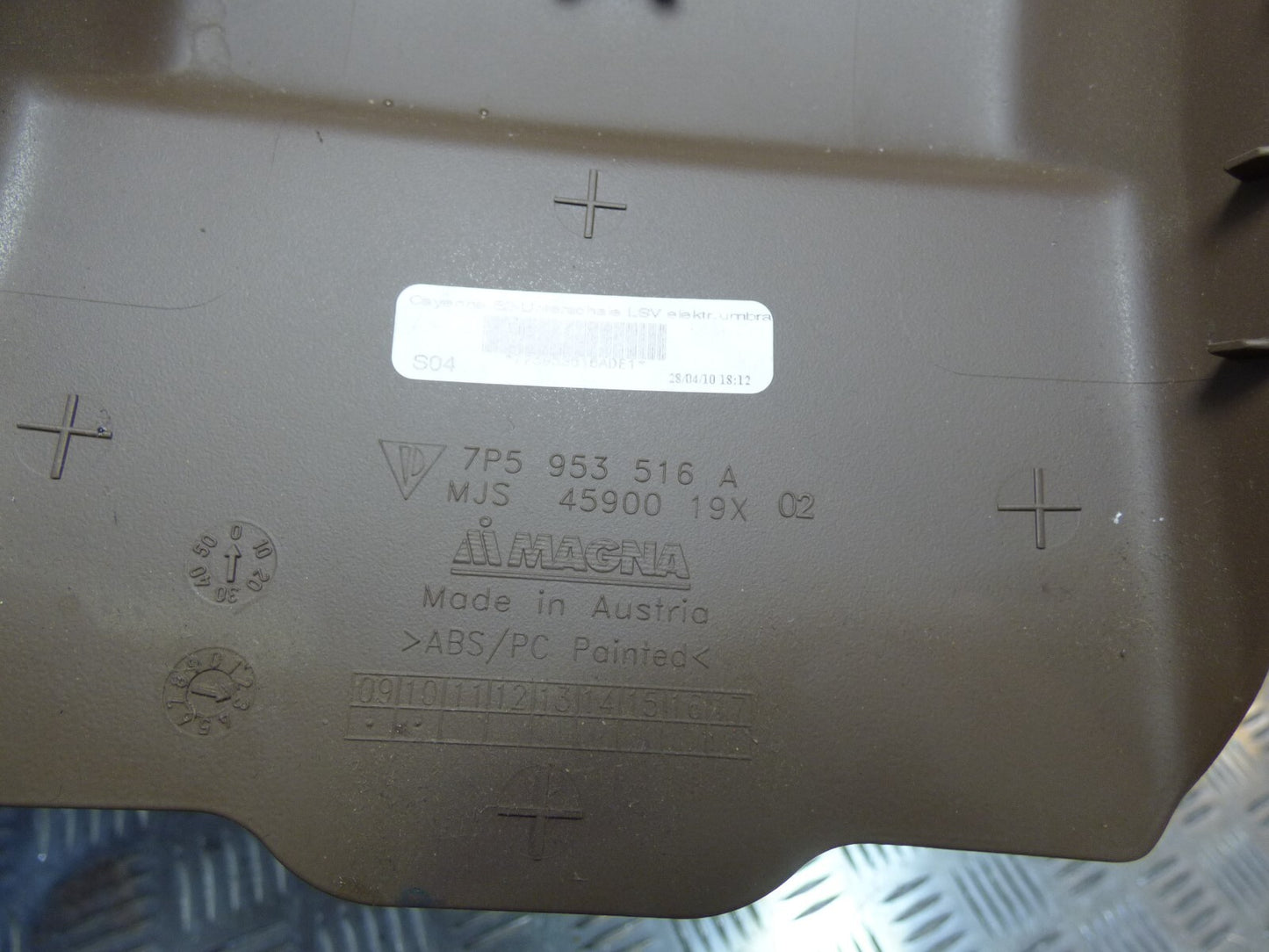 Porsche Cayenne 92A Verkleidung 7P5953516A UMBRA ORIGINAL gebraucht - Lenkmechanismus