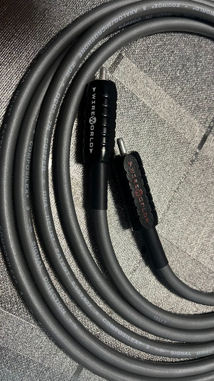 Equinox 8 Audio RCA ORIGINAL gebraucht - RCA Cinchkabe Interconnect 1 Paar 2m High-End ORIGINAL gebraucht - WireWorld