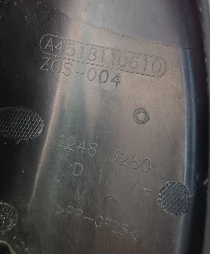 Smart ForTwo 451 Electric Drive Abdeckung Verkleidung Rechts ORIGINAL gebraucht - A4518110610