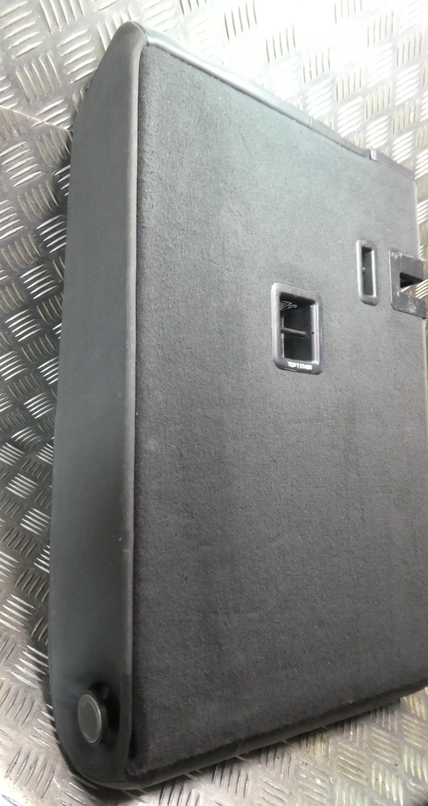 Porsche Macan 95B Schwarz Leder Stütze Sitze hinten rechts NEUWERTIG ORIGINAL gebraucht - Sitzlehne
