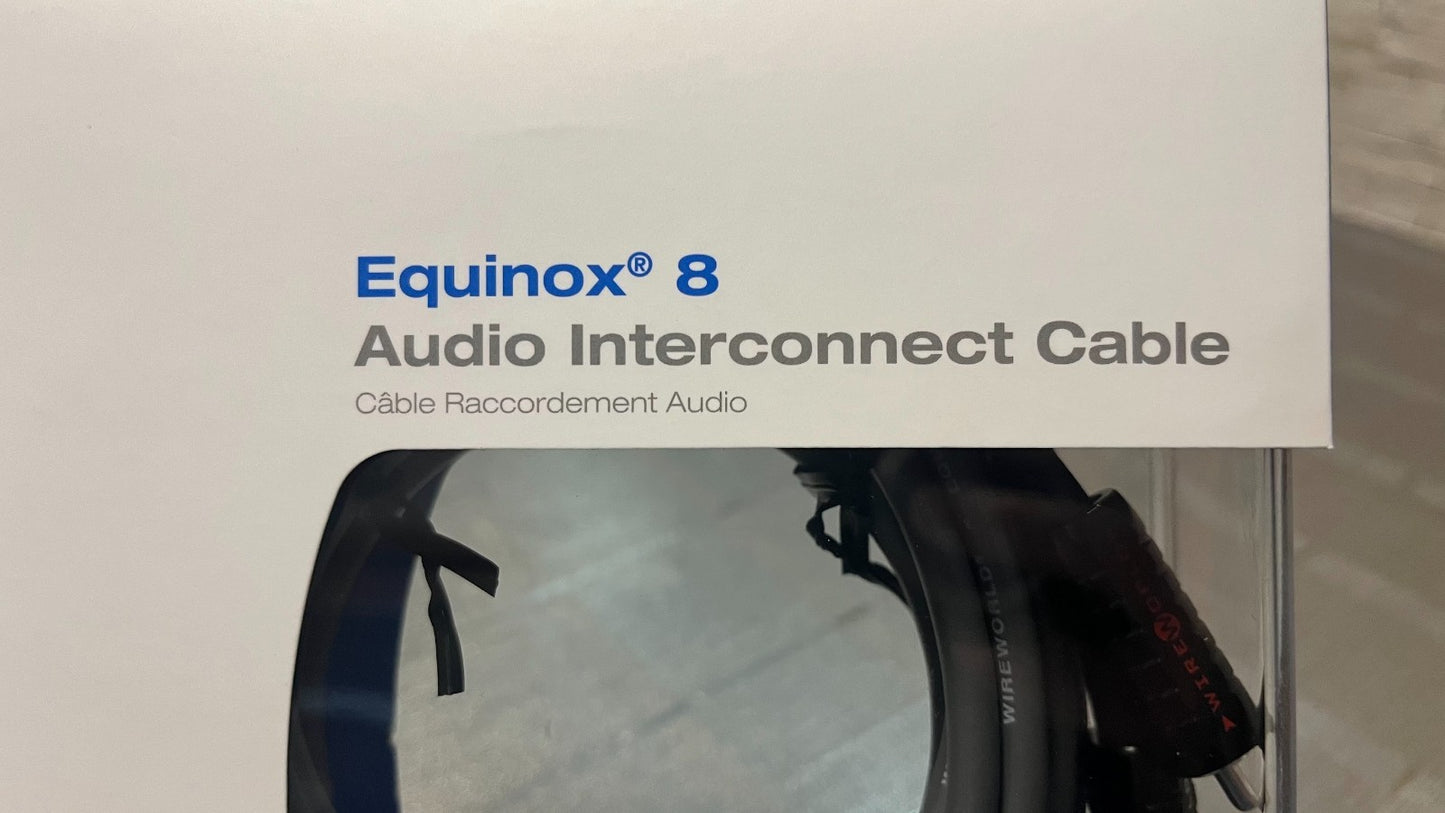 Equinox 8 Audio RCA ORIGINAL gebraucht - RCA Cinchkabe Interconnect 1 Paar 2m High-End ORIGINAL gebraucht - WireWorld