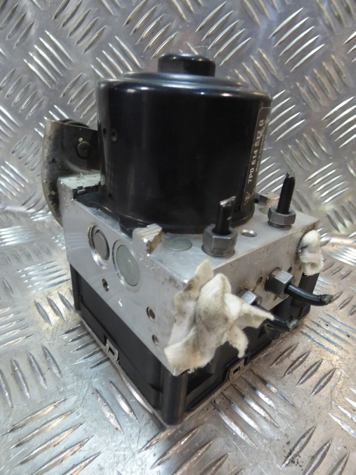 Porsche Cayenne 92A ABS Steuergerät ESP 7P0614517G 7P0907379G ORIGINAL gebraucht - Hydraulikblock