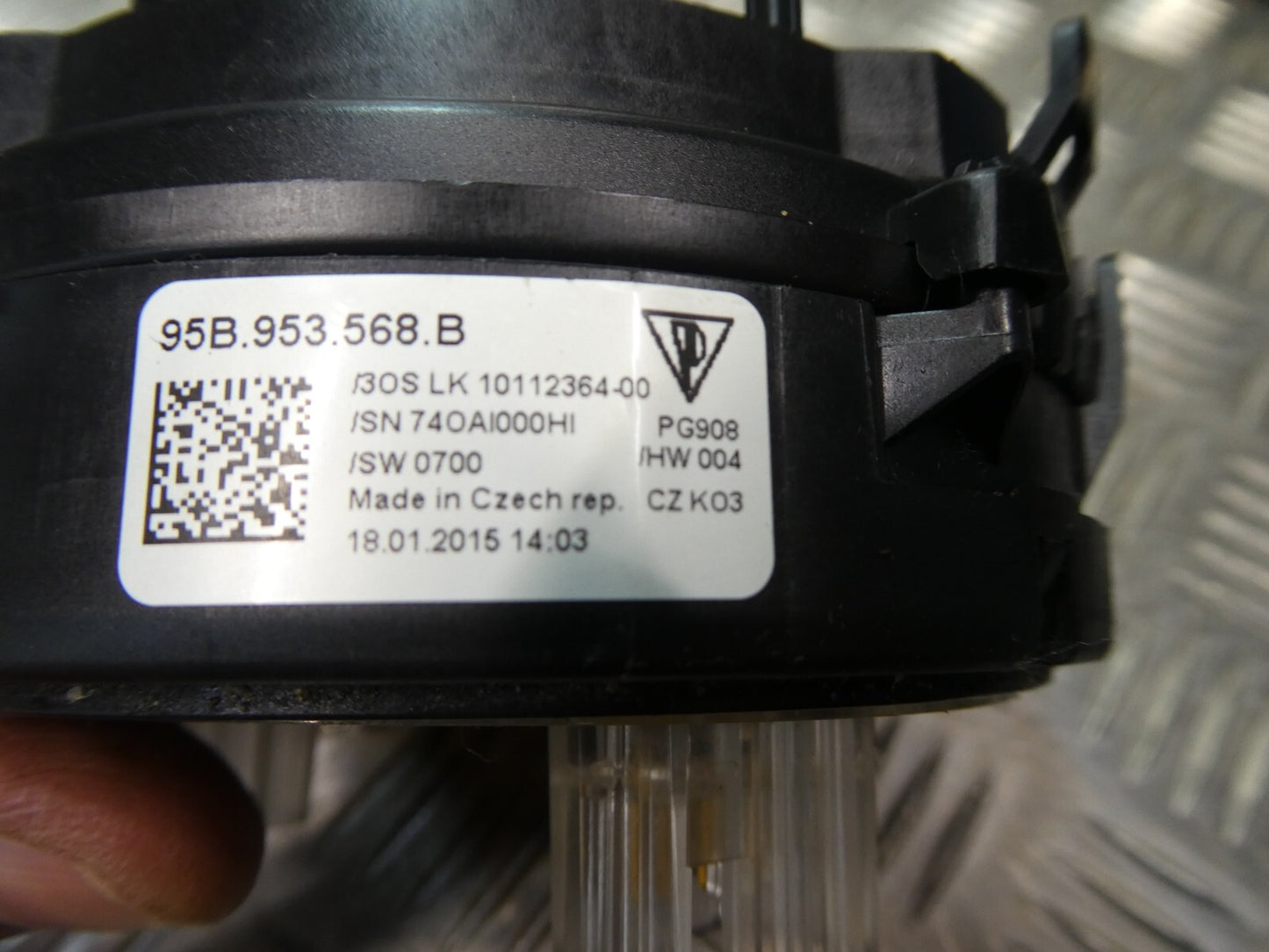 Porsche Macan 95B Lenkwinkelsensor Airbagschleifring 95B953568B ORIGINAL gebraucht - Schleifring