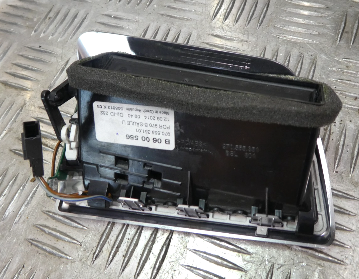 Porsche Panamera S 970 Luftdüse B-Säule links ORIGINAL gebraucht - 97055535101