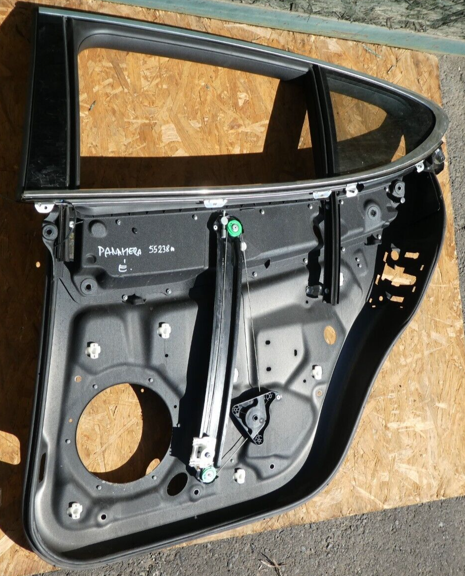 Porsche 970 Türrahmen Fensterheber hinten links mit Sonnenschutzrollo ORIGINAL gebraucht - Panamera