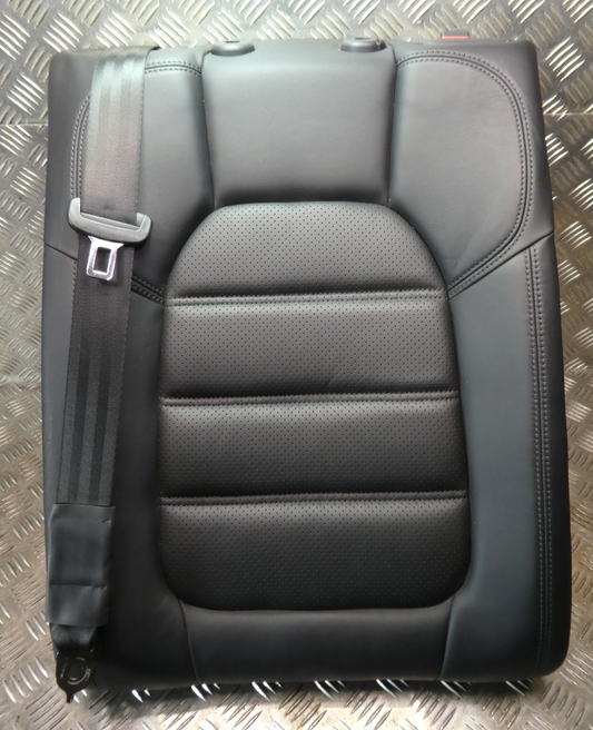 Porsche Macan 95B Schwarz Leder Stütze Sitze hinten links NEUWERTIG ORIGINAL gebraucht - Sitzlehne