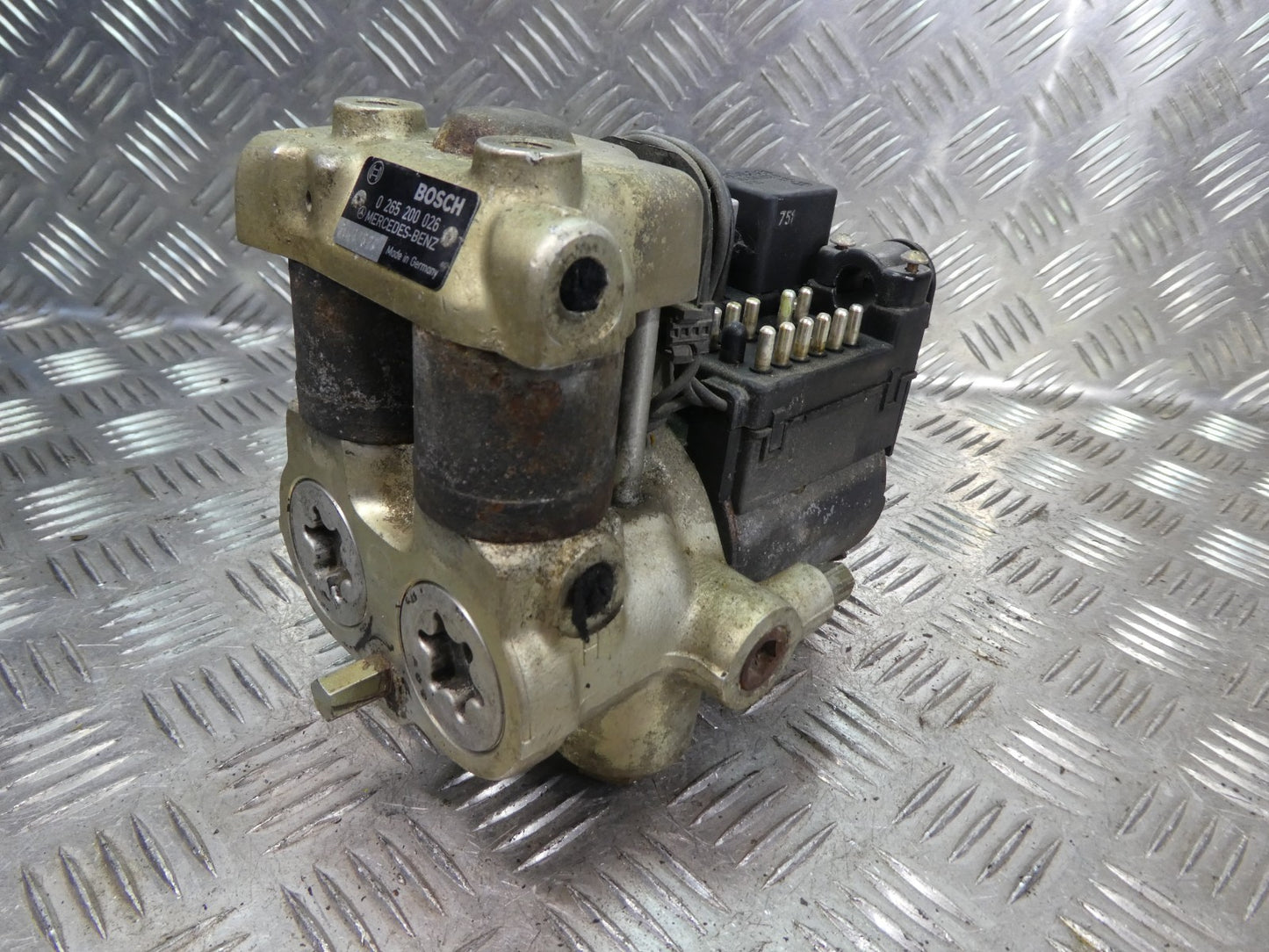 Mercedes-Benz C126 W126 ABS Aggregat ABS Hydraulikblock Steuergerät ORIGINAL gebraucht - 0265200026