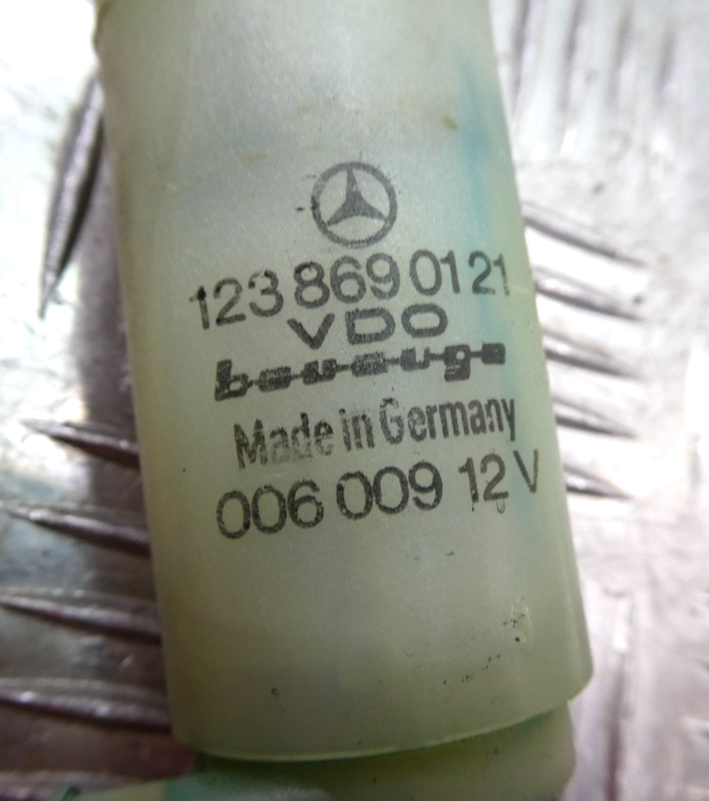 Mercedes-Benz W126 C126 Scheibenwaschpumpe ORIGINAL gebraucht - 1238690121