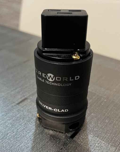 Silver-Clad OFC Copper 20A/250V Gerätestecker plug IEC C19 High-End ORIGINAL gebraucht - Wireworld