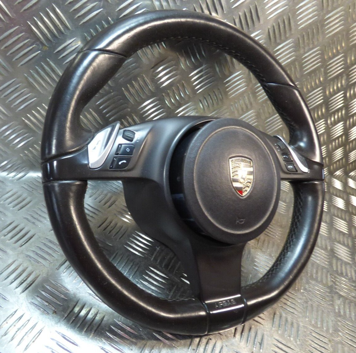 Porsche Cayenne 92A Lenkrad mit SRS 6H6 7P5880201A 6H6 ORIGINAL gebraucht - 7PP419091AE