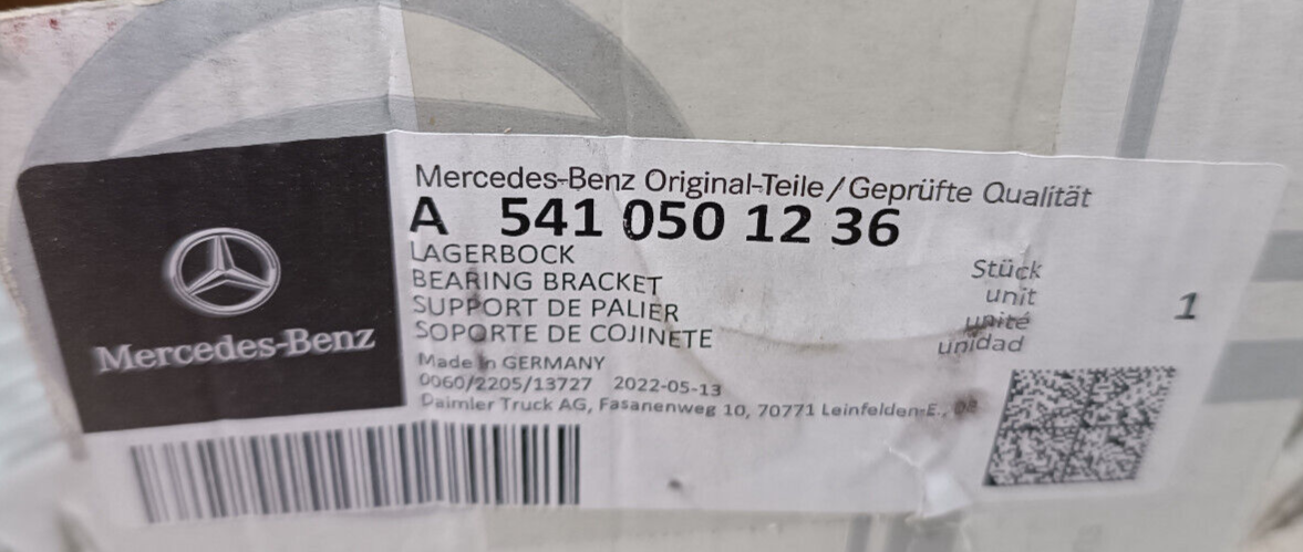 Mercedes Original Lagerbock Kipphebelbock A 541 050 12 36 gebraucht - A5410501236
