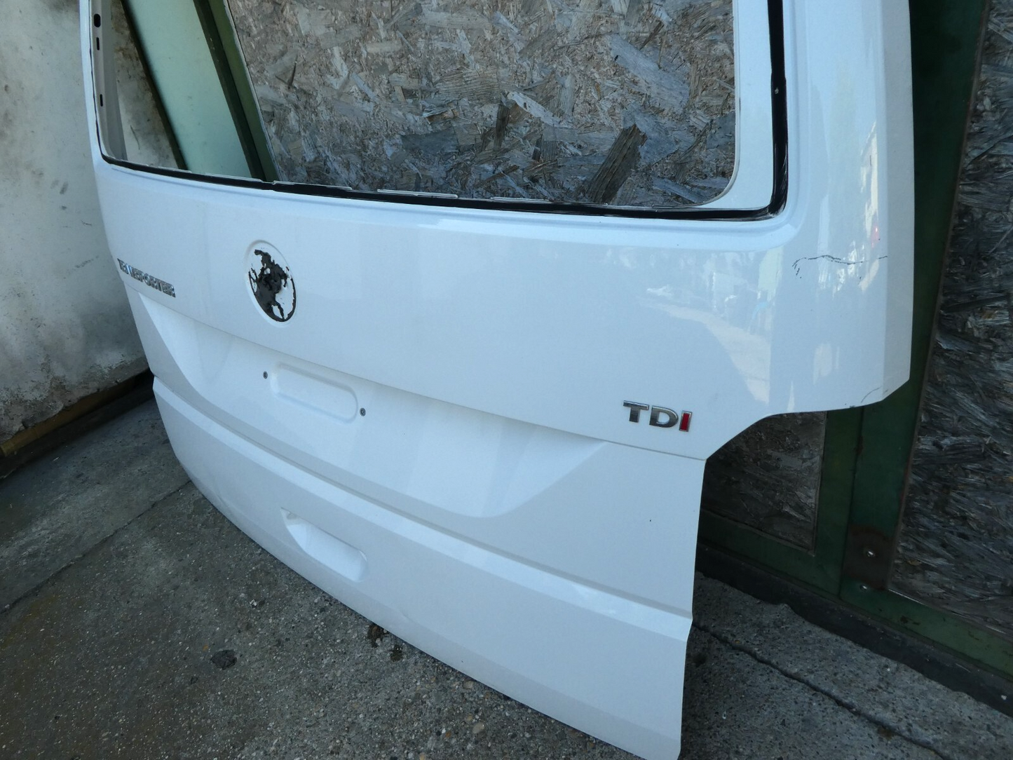 VW T6 2019 Heckklappe Koferramudeckel weiß ORIGINAL gebraucht - Transporter