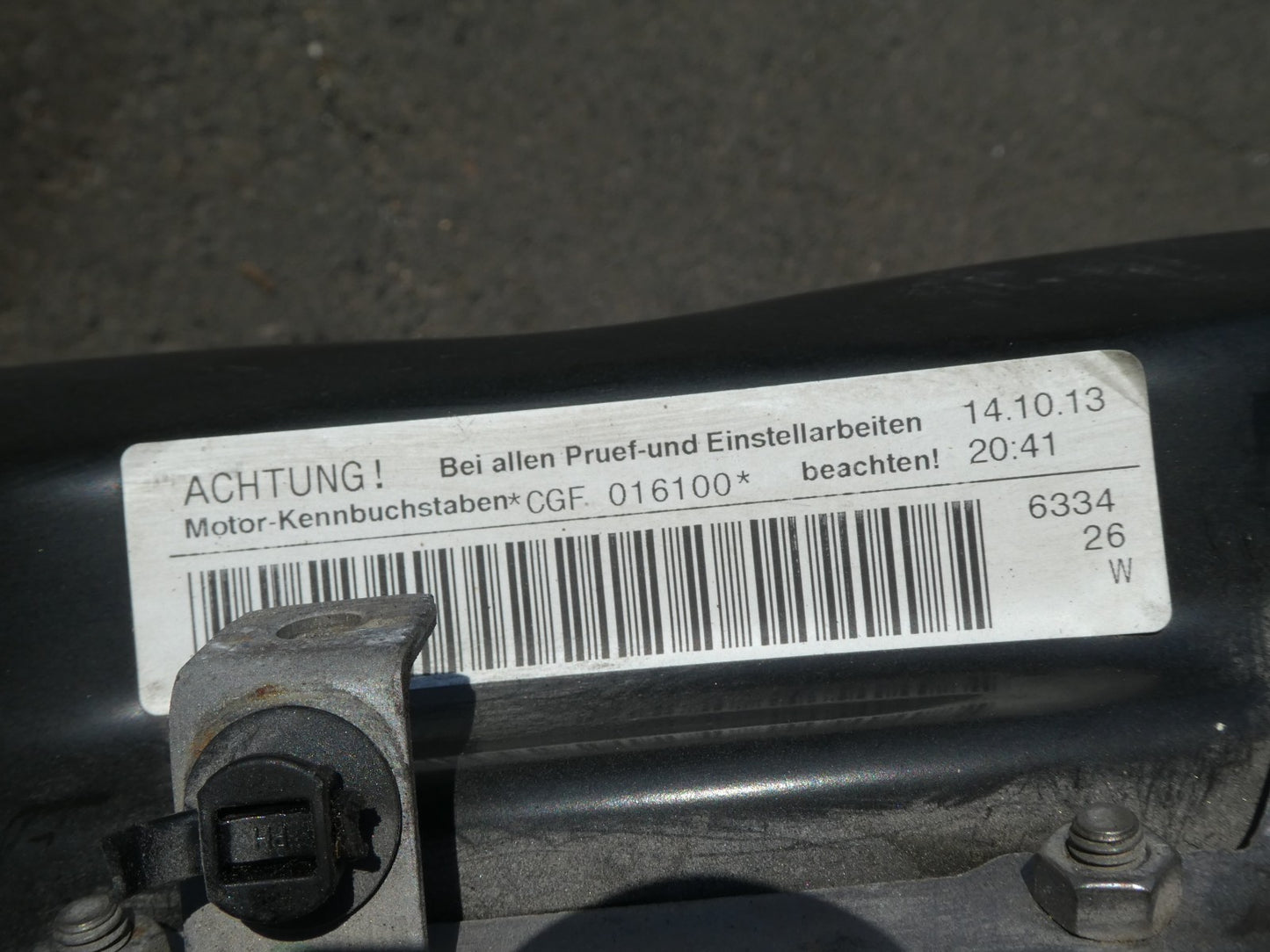 Porsche 970 3.0 E-Hybrid Motor CGE _ CGF CGFA ohne Anbauteile 57800 km ORIGINAL gebraucht - Panamera