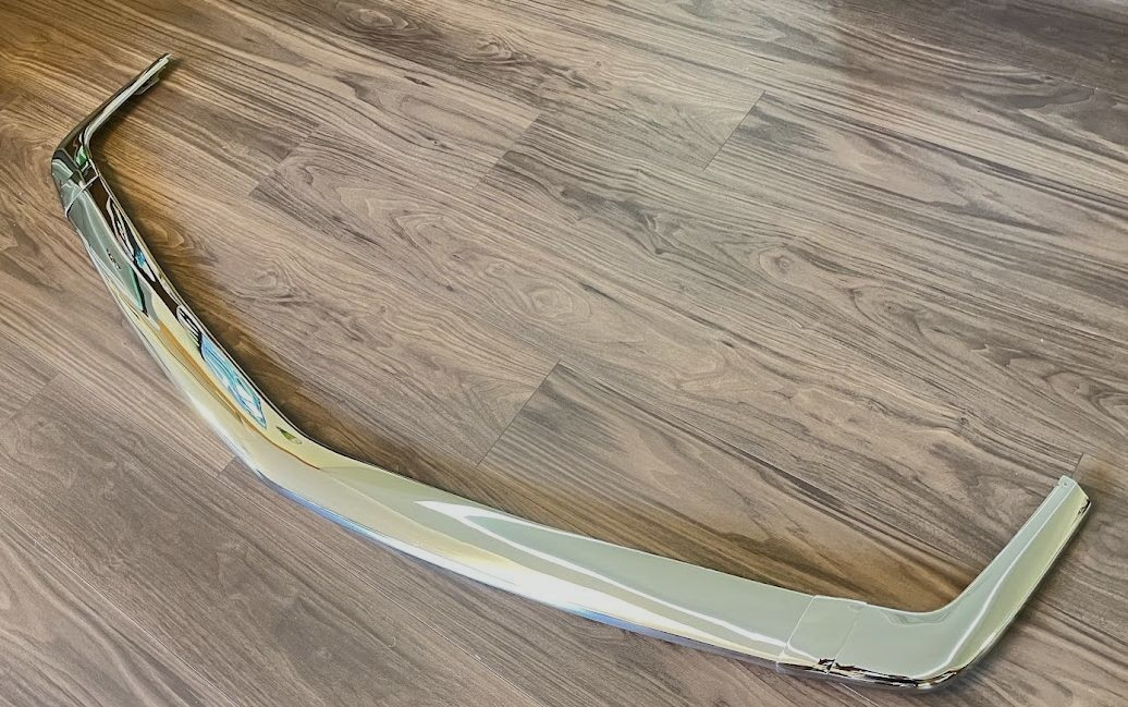 Mercedes-Benz C126 SEC 2. Serie Coupe Stoßstange Vorne Chrome Zierleiste Satz