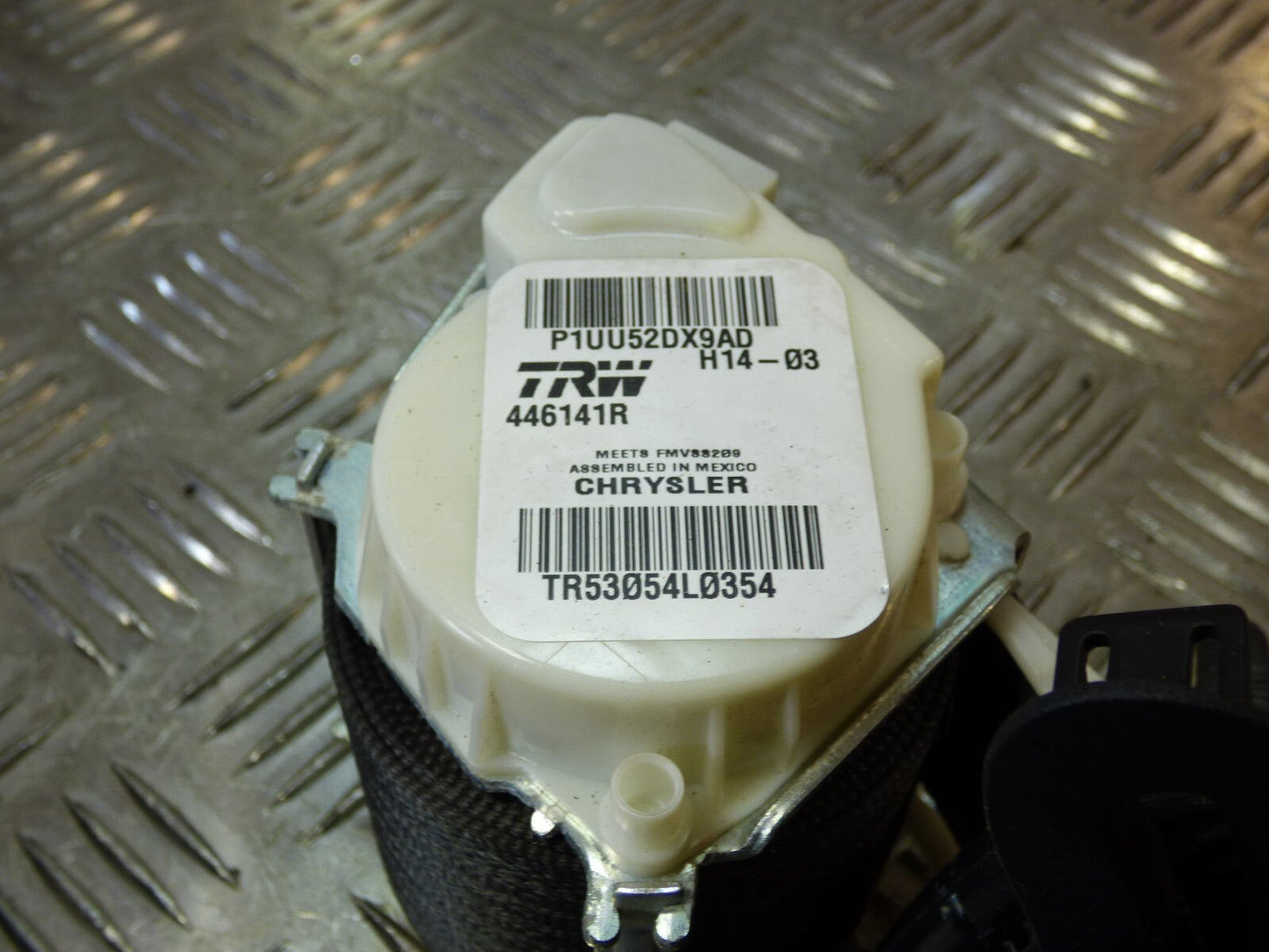 Jeep KL 2015 Sicherheitsgurt Gurt Hinten rechts P1UU52DX9AD ORIGINAL gebraucht - Cherokee