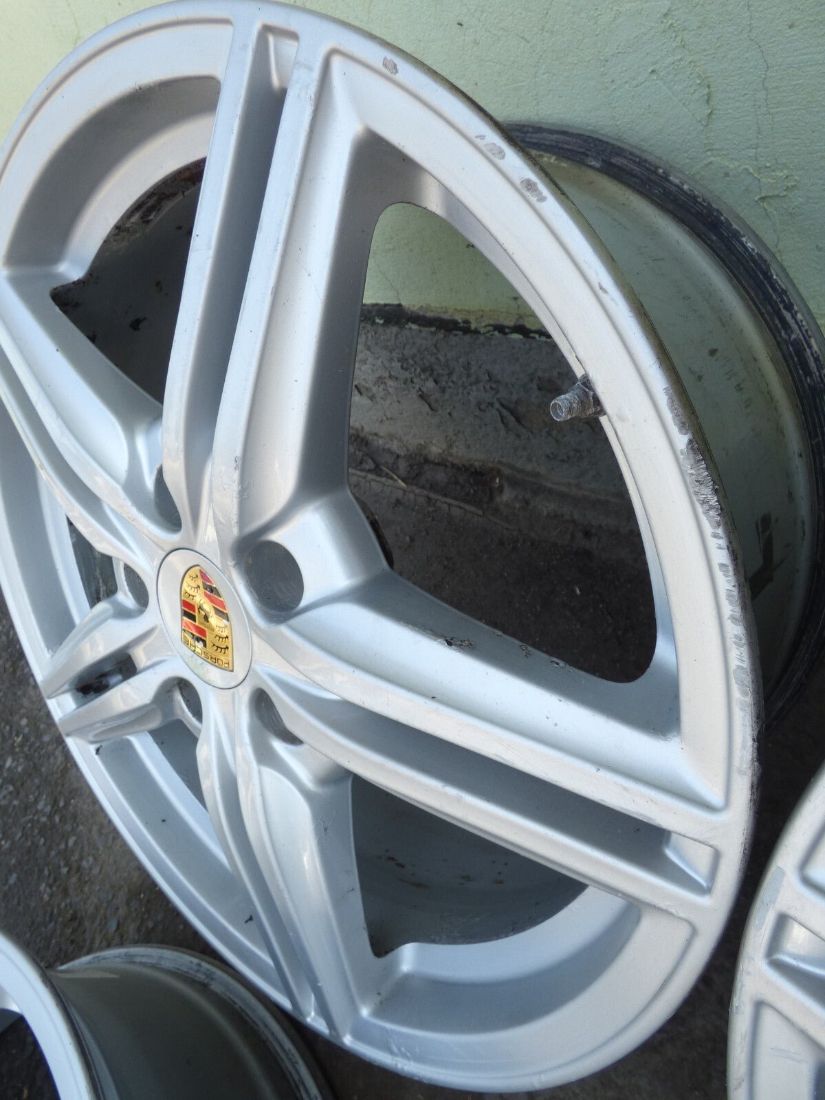 Porsche Cayenne II 92A 2012 Alufelgen Satz Felgen 19" Zoll 7P5601025E gebraucht - Original