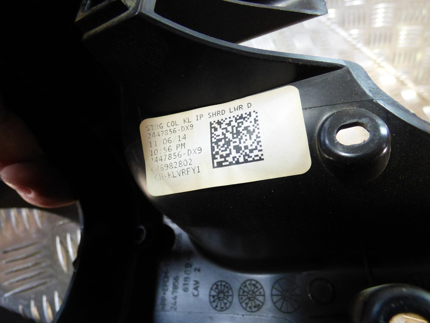 Jeep Cherokee KL 2015 Lenksäulenabdeckung Verkleidung -DX9 ORIGINAL gebraucht - 2447857-DX9 ORIGINAL gebraucht - 2447856