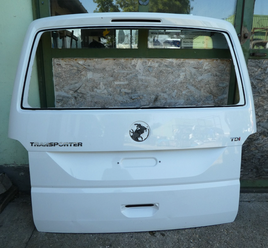 VW T6 2019 Heckklappe Koferramudeckel weiß ORIGINAL gebraucht - Transporter