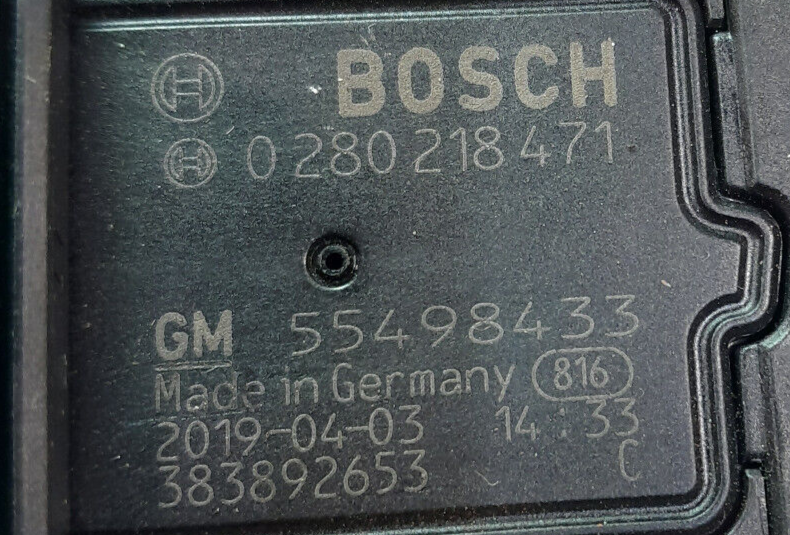 OPEL ASTRA K 1.4 Turbo Original Luftmassenmesser GM 55498433 gebraucht - 0280218471