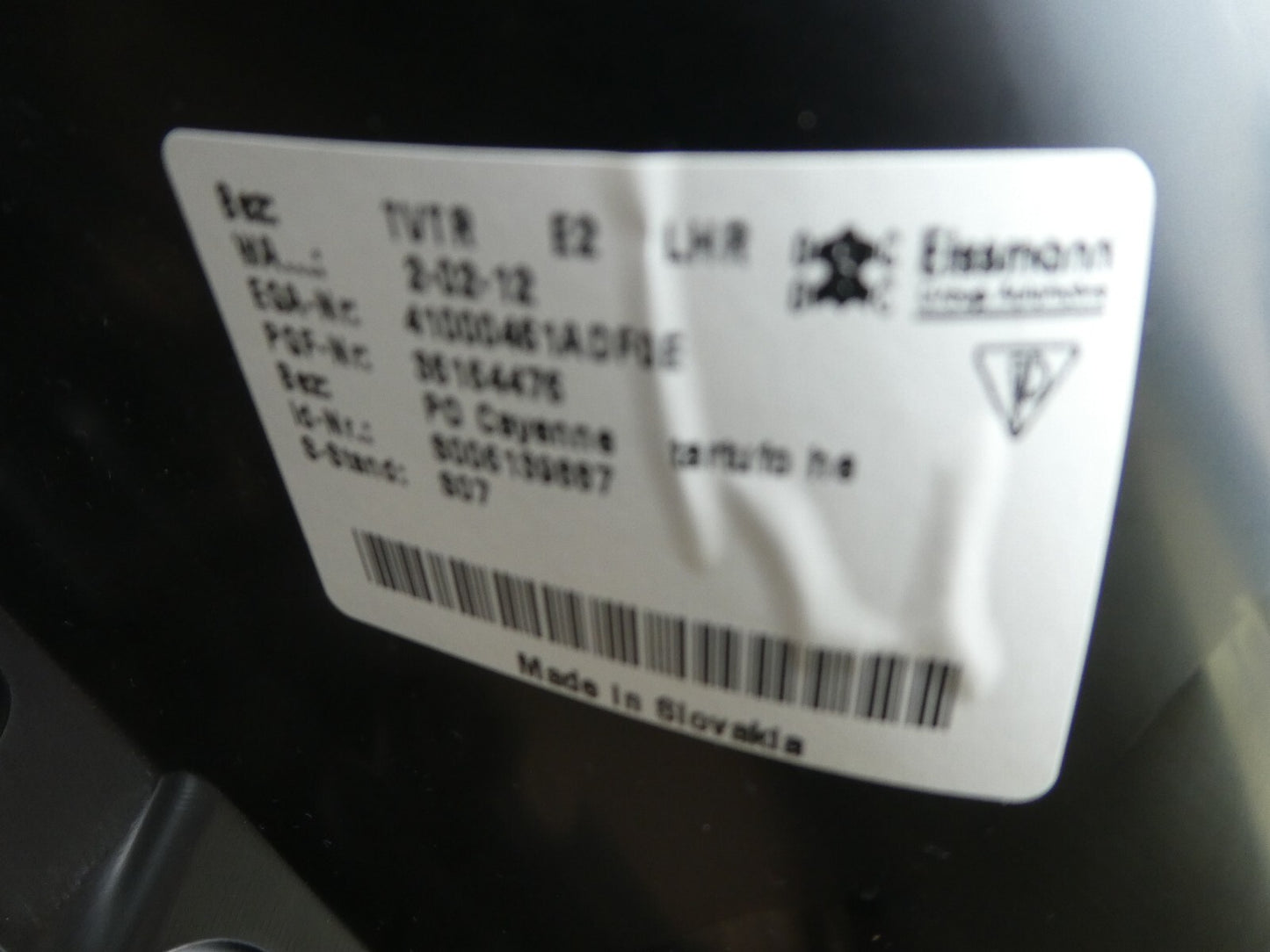 Porsche Cayenne 92A Türverkleidung Hinten Rechts + Rolo Umbra Tartufo ORIGINAL gebraucht - 7P5867212