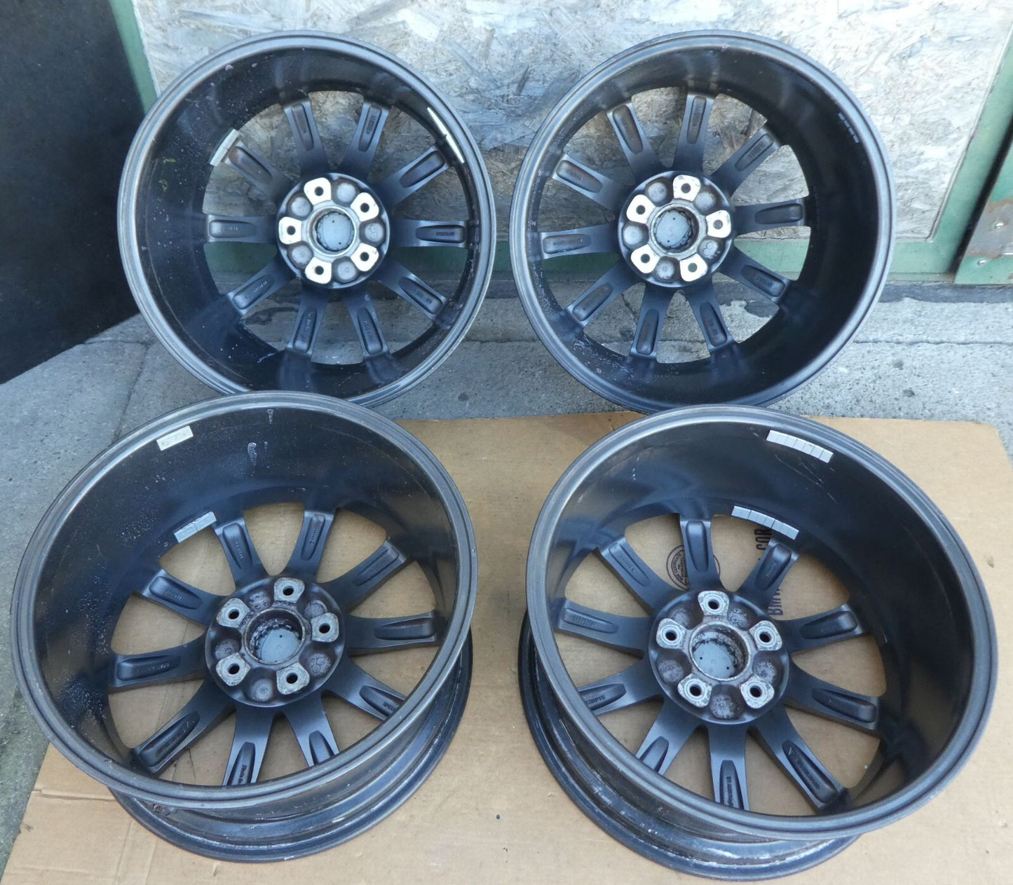 Orig Porsche 970 19 zoll Alufelgen satz SPEEDLINE mit RDK & Nabendeckel ORIGINAL gebraucht - Panamera